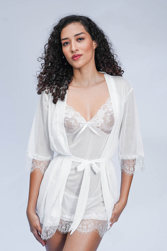 Sierra Lace Robe Set