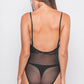 Sheer Bodysuit With Stockings