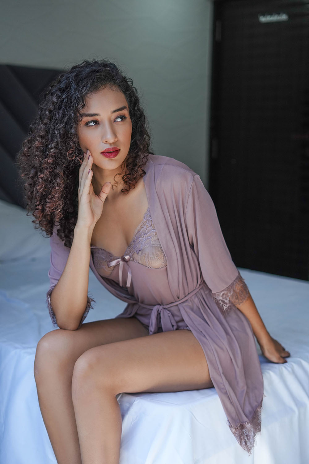 Sierra Lace Robe Set