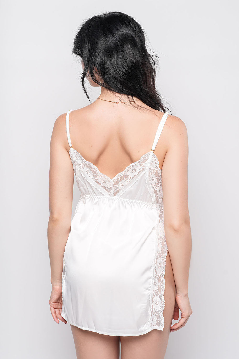 Side Knots Satin Nightwear