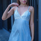Flirty LIGHT BLUE babydoll dress for women, designed to spark intimacy on romantic nights and honeymoons.