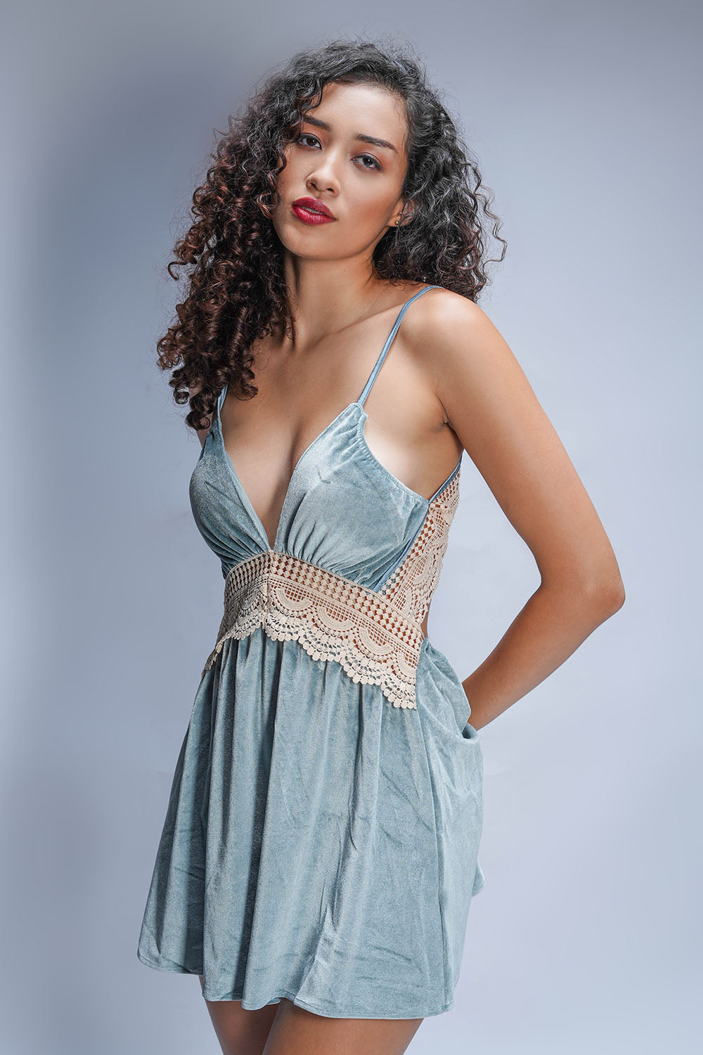 Velvet Serenity Dress